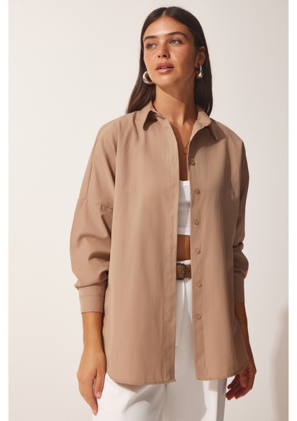Oversize Basic Gömlek