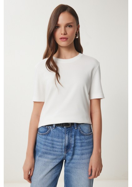 2'li Paket Pamuklu Basic Örme T-Shirt