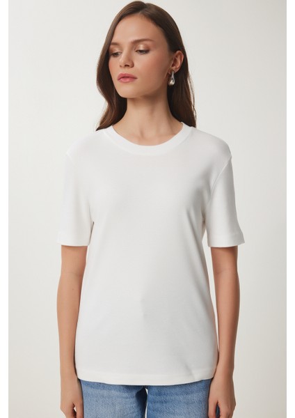 2'li Paket Pamuklu Basic Örme T-Shirt