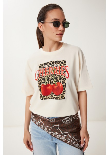 Baskılı Pamuklu Örme T-Shirt fiyatları