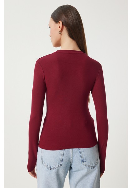 3'lü Paket Bisiklet Yaka Basic Örme Bluz indirimleri