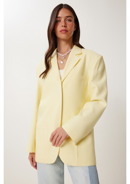 Vatkalı Mevsimlik Keten Blazer Ceket modelleri