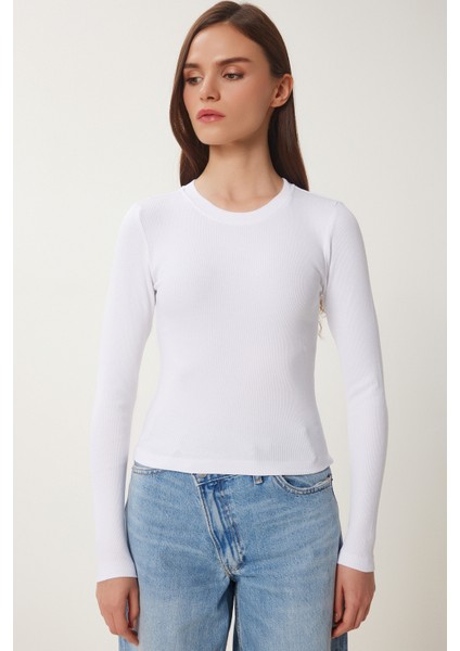 Fitilli Basic Örme Bluz fırsatları