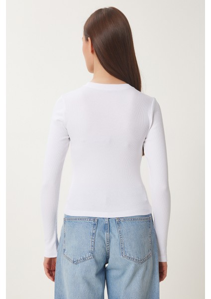 Fitilli Basic Örme Bluz