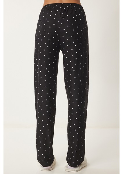 Desenli Gömlek Pantolon Örme Pijama Takımı