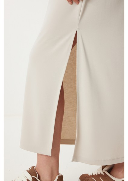 Oversize Basic Yazlık Örme Elbise