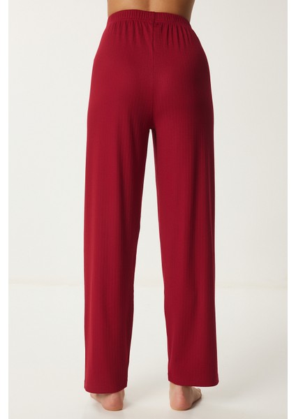 Gömlek Alt Örme Pijama Takımı