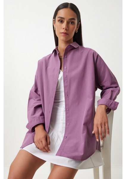 Oversize Basic Gömlek