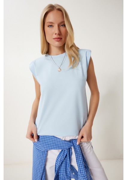 Vatkalı Pamuklu Örme T-Shirt fiyatları