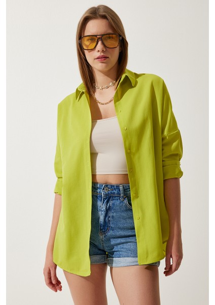Oversize Basic Gömlek