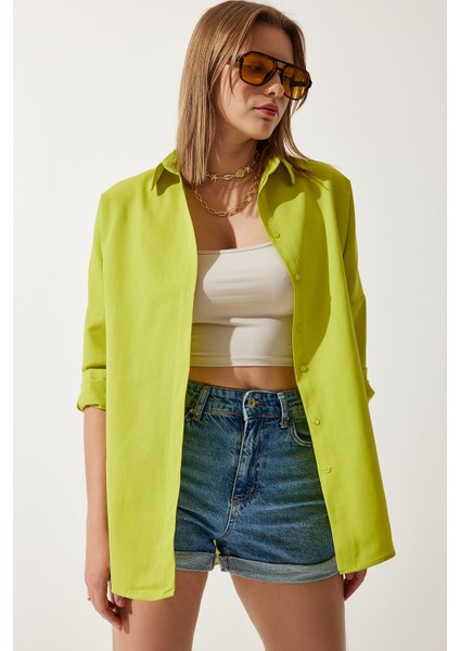Oversize Basic Gömlek