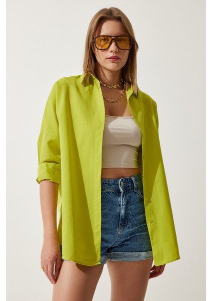 Oversize Basic Gömlek