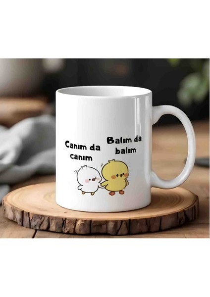 Canım Da Canım Balım Da Balım Yazılı Kupa Bardak Sevgiliye, Eşe, Arkadaşa Romantik Eğlenceli Hediyelik fırsatları