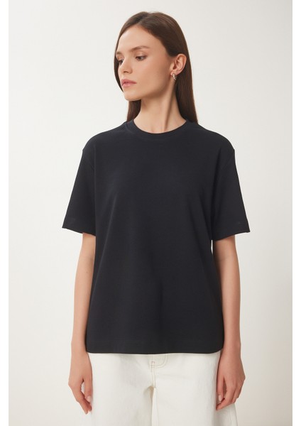 Basic Pamuklu Örme T-Shirt modelleri