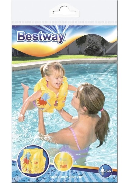 Bfs Bestway 32069 Tropikal Desenli Can Yeleği fiyatları