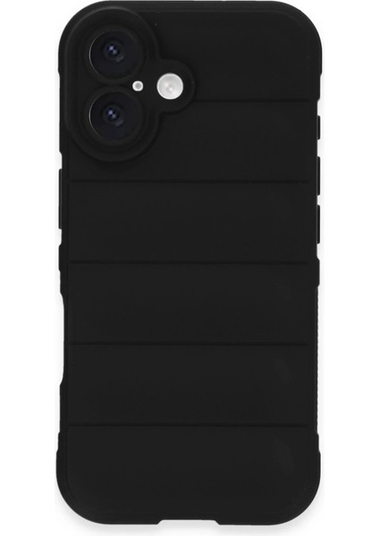 Newface iPhone 16 Kılıf Optimum Silikon - Siyah