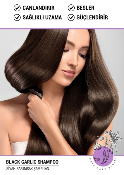 Homm Bitkisel Siyah Sarımsak Şampuan modelleri