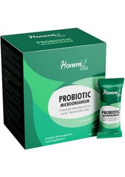 Homm Bitkisel probiyotik Mikroorganizma Içeren Takviye Edici Gıda 2gr x 20 Adet fiyatları