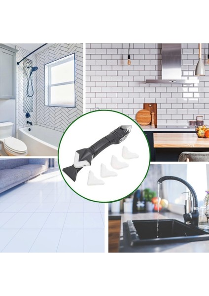 Fayans Derz Silikon Kazıyıcı Sıyırıcı ve Uygulayıcı Aparat 3 Ü 1 Arada - GMS1203-6114 fiyatları