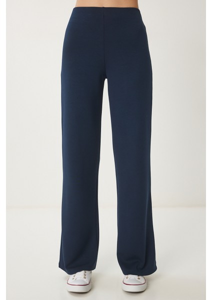 Geniş Paça Modal Eşofman Altı LUB0093 LACİVERT modelleri