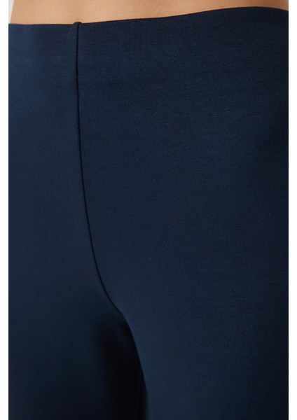 Geniş Paça Modal Eşofman Altı LUB0093 LACİVERT fırsatları