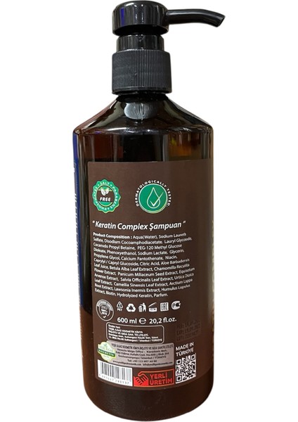 Keratin Complex Şampuan 600 Ml, 2ADET, DVD Lokman Aktar