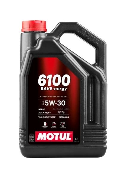 6100 Save-Nergy 5W30 4 Litre Motor Yağı