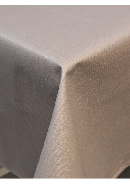 Elyaflı Pvc Muşamba - Desenli Silinebilir Masa Örtüsü ( Gri)