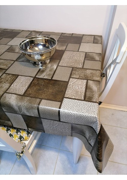 Elyaflı Pvc Muşamba - Desenli Silinebilir Masa Örtüsü