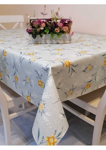 Elyaflı Pvc Muşamba - Desenli Silinebilir Masa Örtüsü