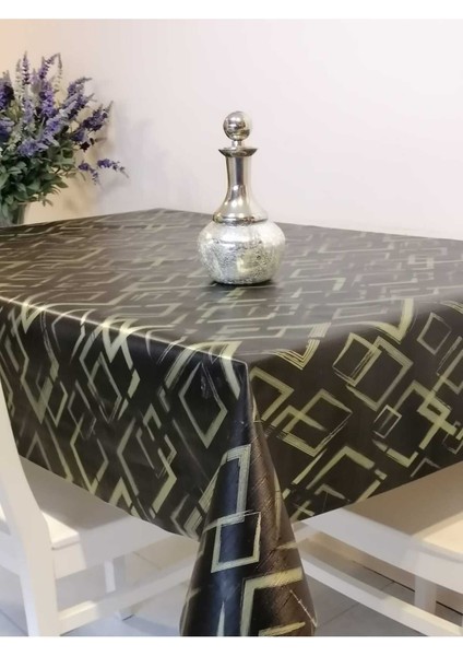 Elyaflı Pvc Muşamba Desenli Silinebilir Masa Örtüsü