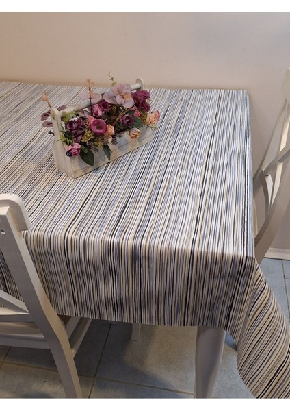 Elyaflı Pvc Muşamba - Desenli Silinebilir Masa Örtüsü ( Pembe ) fırsatları