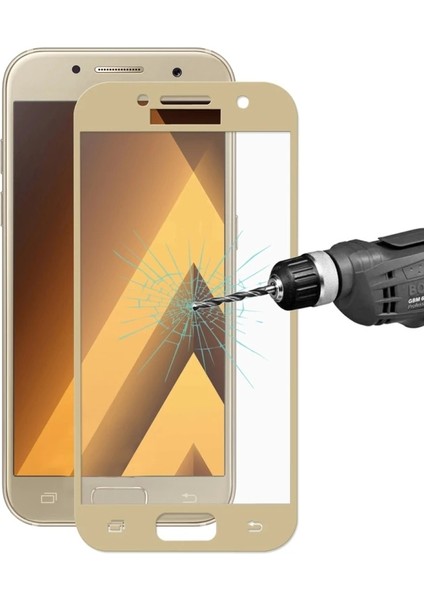 Sm Galaxy A3 2017 A320 Için Tempered Full Kaplama Kırılmaz Cam Ekran Koruyucu-(5 - MCT7566-2324