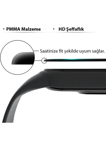 Sm Galaxy Watch 4 40MM 3D Full Kaplama Ekran Koruyucu PET+PMMA-(5775) - MCT8497-7880