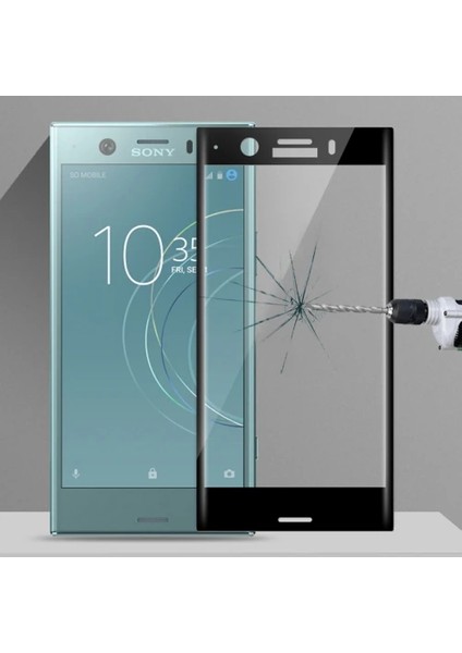 Xperia Xz1 x Compact1 Full Kaplama Kırılmaz Cam Ekran KORUYUCU-(5775) - MCT7496-2659