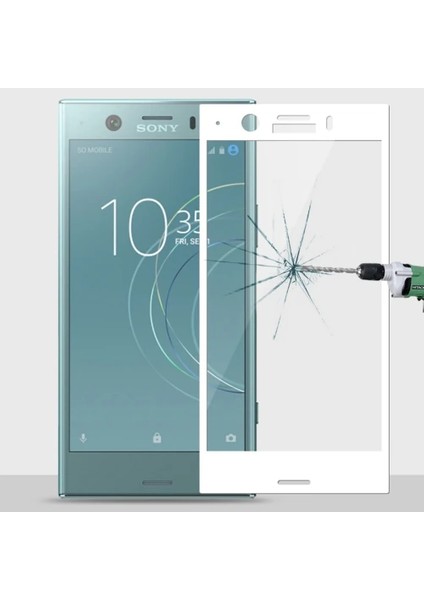 Xperia Xz1 x Compact1 Full Kaplama Kırılmaz Cam Ekran KORUYUCU-(5775) - MCT7496-2659