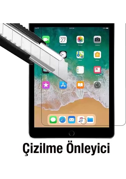 Ally iPad 9.7 Tempered Kırılmaz Cam Ekran KORUYUCU-(5775) - MCT9351-7469