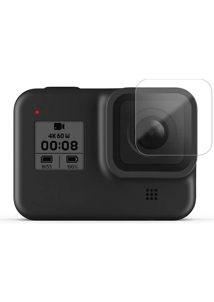Gor Gopro Hero 8 2in1 Darbe Emici Ekran Koruyucu 2 SET-(5775) - MCT1328-5501