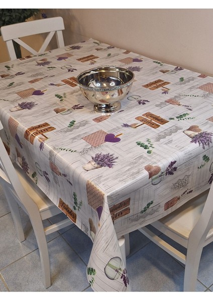 Elyaflı Pvc Muşamba - Desenli Silinebilir Masa Örtüsü ( Gri ) modelleri