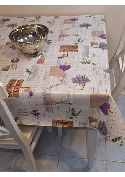 Elyaflı Pvc Muşamba - Desenli Silinebilir Masa Örtüsü ( Gri ) fırsatları