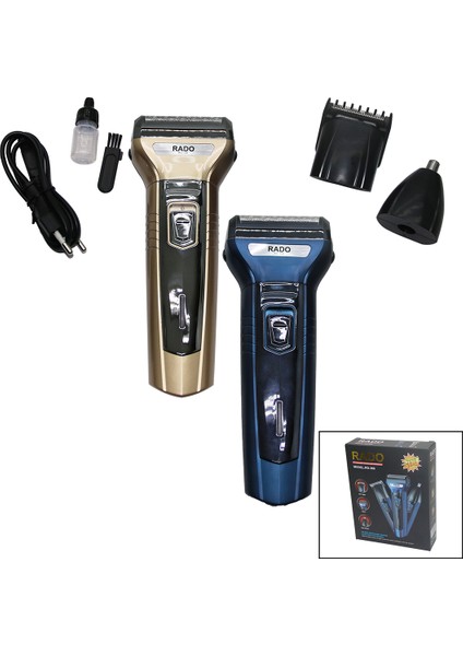 3ın1 Sıfır Sakal - Burun-Kulak Kıl Alma - Saç Sakal Fiş Şarjlı Traş Makinesi - Mct5867-6537