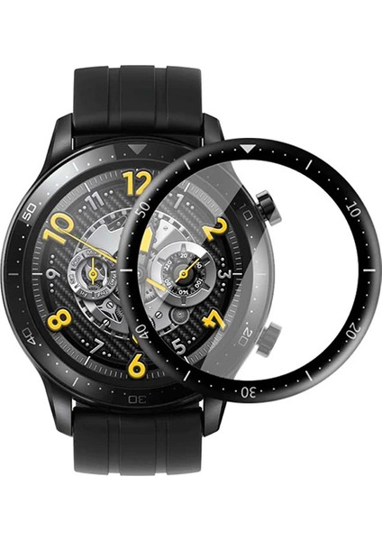 Realme Watch S Pro 3D Pc+Pmma Hd Ekran Koruyucu Full KAPLAMA-(5775) - MCT8553-4056