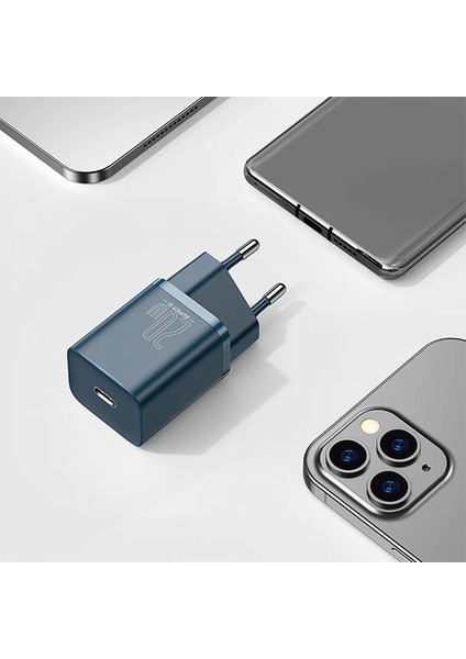 Baseus Super Si 20W Pd Type-C Hızlı Şarj Adaptörü 20W Iphone 15-14-13- 12-11 H - MCT1875-9394 modelleri