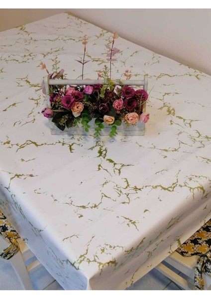 Elyaflı Pvc Muşamba - Desenli Silinebilir Masa Örtüsü