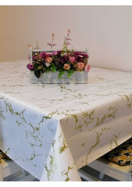 Elyaflı Pvc Muşamba - Desenli Silinebilir Masa Örtüsü fırsatları