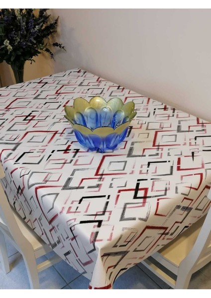 Elyaflı Pvc Muşamba Desenli Silinebilir Masa Örtüsü modelleri