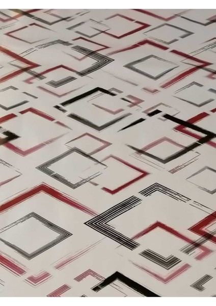 Elyaflı Pvc Muşamba Desenli Silinebilir Masa Örtüsü