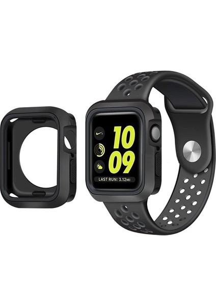 Ally Apple Watch 4 44MM N-Style Çift Renk Silikon KILIF-(5775) - MCT4267-7843
