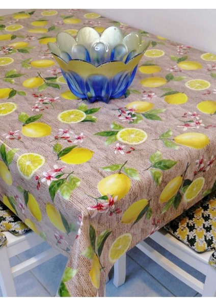 Elyaflı Pvc Muşamba - Desenli Silinebilir Masa Örtüsü fırsatları