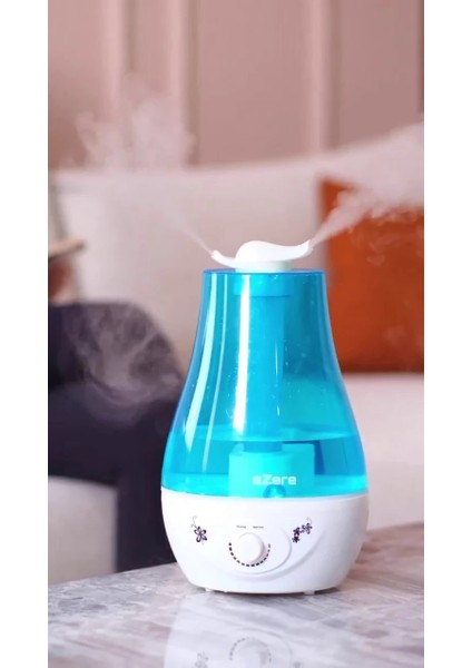 Ezere Qtum9 Çift Sprey Ultrasonik Hava Nemlendirici 3.5l KLS-204-(5775) - MCT6481-6176